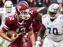 TULSA vs. TEMPLE 9/20/2018 Free Pick & CFB Betting Prediction