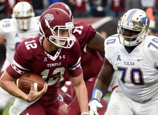 TULSA vs. TEMPLE 9/20/2018 Free Pick & CFB Betting Prediction