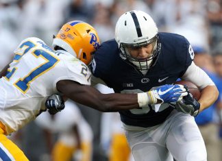 No. 11 Penn State improving up front with Kent State