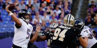 NEW ORLEANS vs. BALTIMORE 10/21/2018 NFL Odds, Pick & Preview