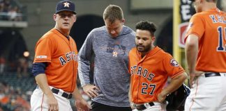 Astros place Altuve on injured list with hamstring strain