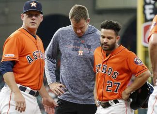 Astros place Altuve on injured list with hamstring strain