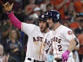 Springer 5 hits, 2 homers as Astros romp 15-5, sweep Rangers