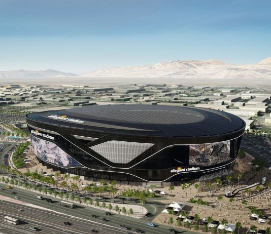 Las Vegas stadium for relocating Raiders gets Allegiant name