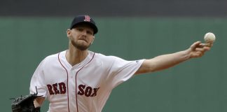 Sale fans 13 in two-hitter, Red Sox beat Angels 3-0