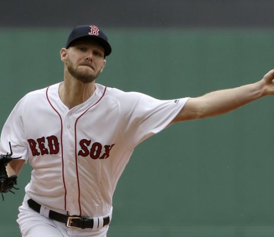 Sale fans 13 in two-hitter, Red Sox beat Angels 3-0