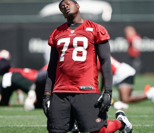 49ers lose backup OL Shon Coleman to serious leg injury