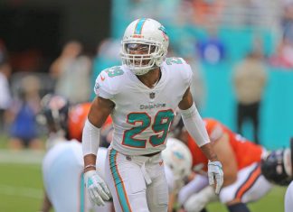 Dolphins DB Fitzpatrick requests trade but will play Sunday