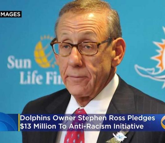 Dolphins owner pledges $13 million to anti-racism initiative