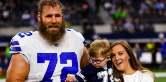 Cowboys’ Frederick wins Halas Award for overcoming adversity