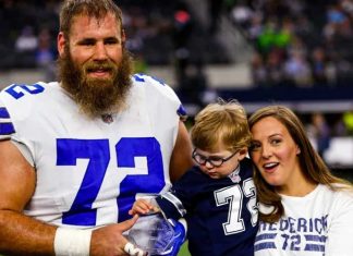 Cowboys’ Frederick wins Halas Award for overcoming adversity