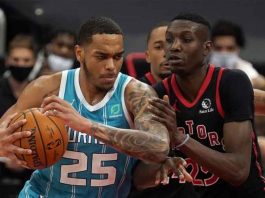 Raptors use late FTs to beat Hornets
