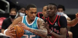 Raptors use late FTs to beat Hornets